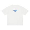 NR-06 DAVID TEE — WHITE/BLUE