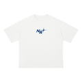 NR-05 DICE TEE — WHITE/NAVY